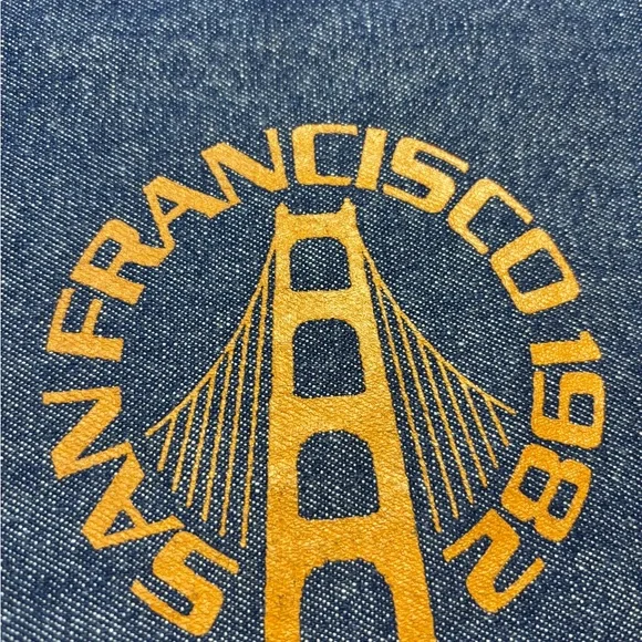 Vintage Levis Bag Pouch With Orange Label Tag - Picture 5 of 8